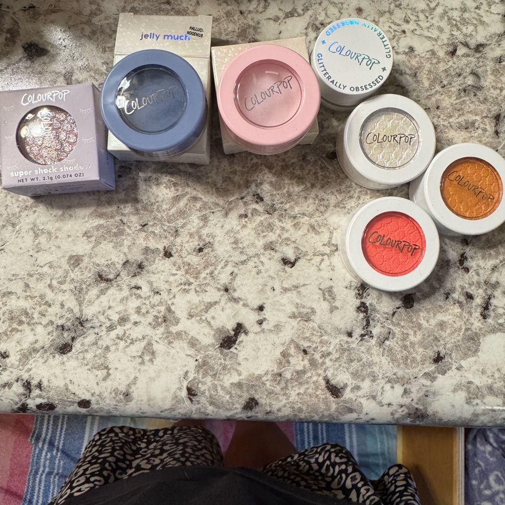 ColourPop Eyeshadow Collection - Blue, Pink, White, Orange